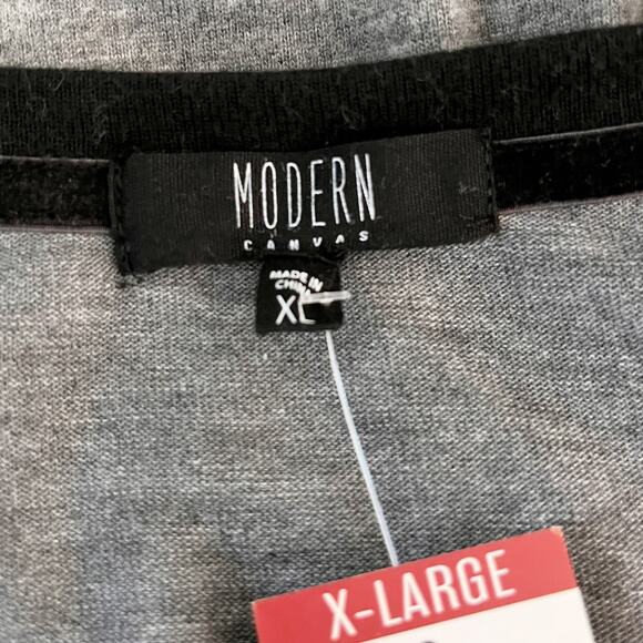 Modern Canvas Sweatshirt XL Heather Gray Pickup Christmas Tree New - Picture 9 of 11